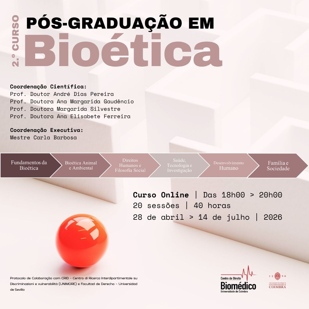 2.º Curso de Pós-Graduação em Bioética