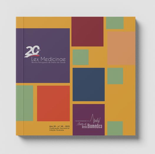 Revista Portuguesa de Direito da Saúde Ano 20 - n.º 40 - Julho/Dezembro 2023