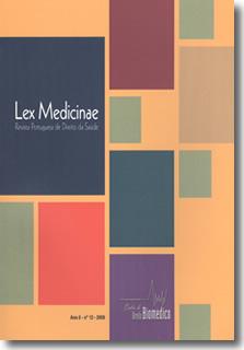 LEX MEDICINAE ANO 6 - Nº 12 REVISTA PORTUGUESA DE DIREITO DA SAÚDE